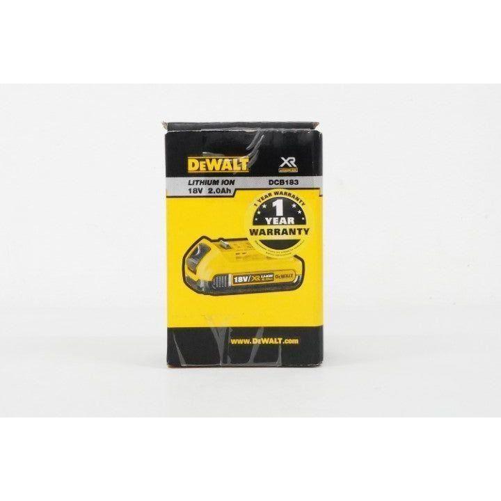 Dewalt DCB183 18V-20V Max Lithium Ion Battery (2.0Ah) | Dewalt by KHM Megatools Corp. Dewalt DCB183 18V-20V Max Lithium Ion Battery (2.0Ah) | Dewalt by KHM Megatools Corp.
